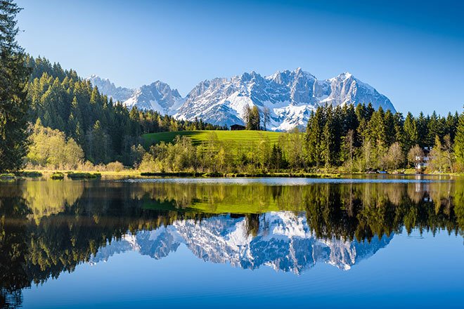 Blick über Kitzbühel hinaus